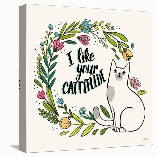 Purrfect Garden IX-Janelle Penner-Stretched Canvas