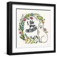 Purrfect Garden IX-Janelle Penner-Framed Art Print