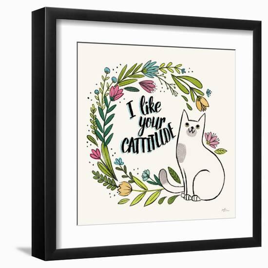 Purrfect Garden IX-Janelle Penner-Framed Art Print