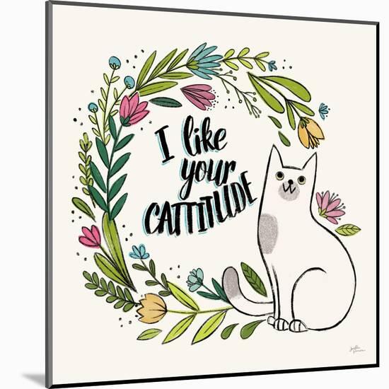 Purrfect Garden IX-Janelle Penner-Mounted Art Print