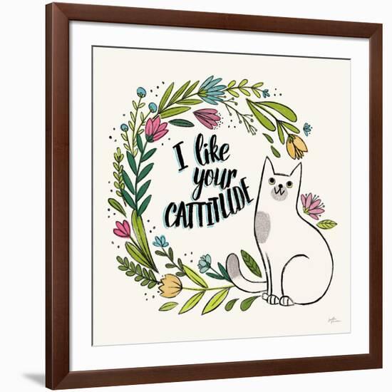 Purrfect Garden IX-Janelle Penner-Framed Art Print