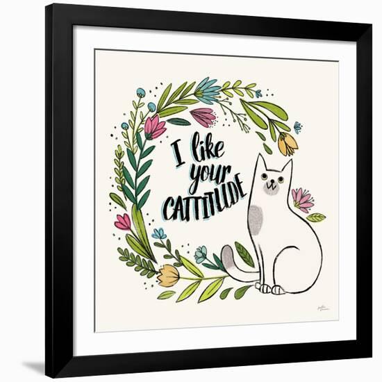 Purrfect Garden IX-Janelle Penner-Framed Art Print