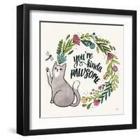 Purrfect Garden VIII-Janelle Penner-Framed Art Print