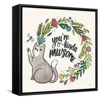 Purrfect Garden VIII-Janelle Penner-Framed Stretched Canvas