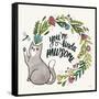 Purrfect Garden VIII-Janelle Penner-Framed Stretched Canvas