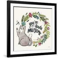 Purrfect Garden VIII-Janelle Penner-Framed Art Print