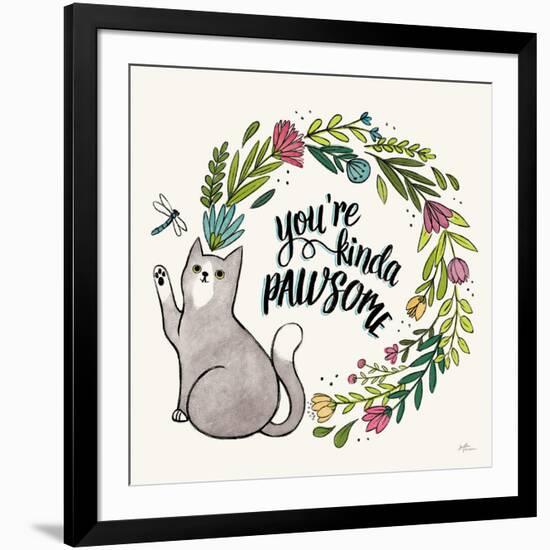 Purrfect Garden VIII-Janelle Penner-Framed Art Print