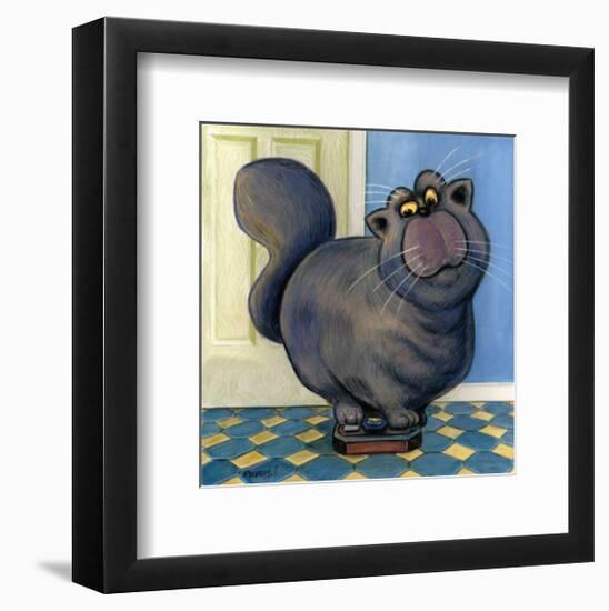 Purrfect-Kourosh-Framed Art Print