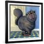 Purrfect-Kourosh-Framed Art Print