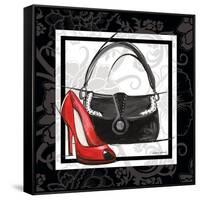 Purse and Shoe II-Gregory Gorham-Framed Stretched Canvas
