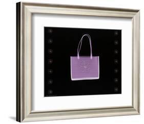 Purse in Lilac-null-Framed Art Print