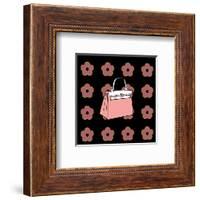 Purse in Soft Rose-null-Framed Art Print