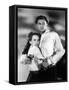 PURSUED, 1947 directed by RAOUL WALSH Teresa Wright and Robert Mitchum (b/w photo)-null-Framed Stretched Canvas