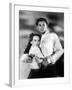 PURSUED, 1947 directed by RAOUL WALSH Teresa Wright and Robert Mitchum (b/w photo)-null-Framed Photo