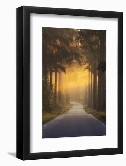 Pursuing the Light at the end of the Road-Ye-Framed Photographic Print