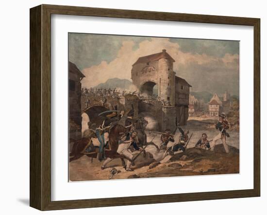 Pursuit of the French at Toulouse, 1814-null-Framed Giclee Print