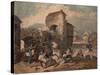 Pursuit of the French at Toulouse, 1814-null-Stretched Canvas