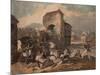 Pursuit of the French at Toulouse, 1814-null-Mounted Giclee Print