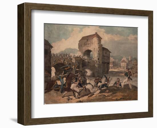 Pursuit of the French at Toulouse, 1814-null-Framed Giclee Print