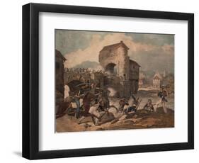 Pursuit of the French at Toulouse, 1814-null-Framed Giclee Print