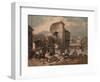 Pursuit of the French at Toulouse, 1814-null-Framed Giclee Print