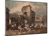 Pursuit of the French at Toulouse, 1814-null-Mounted Giclee Print