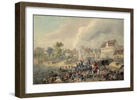 Pursuit of the French Through Leipzig, 1813-John Augustus Atkinson-Framed Giclee Print