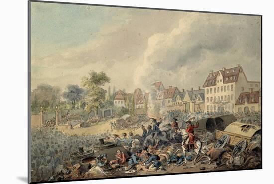 Pursuit of the French Through Leipzig, 1813-John Augustus Atkinson-Mounted Giclee Print