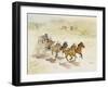 Pursuit (Or Persuit as They Have It)-LaVere Hutchings-Framed Giclee Print