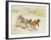 Pursuit (Or Persuit as They Have It)-LaVere Hutchings-Framed Premium Giclee Print