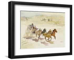 Pursuit-LaVere Hutchings-Framed Giclee Print