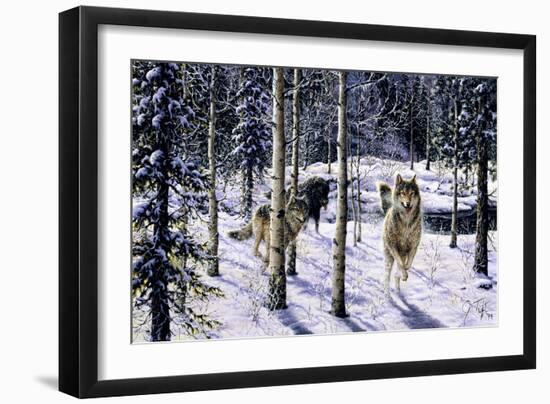 Pursuit-Jeff Tift-Framed Premium Giclee Print