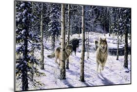 Pursuit-Jeff Tift-Mounted Giclee Print