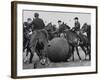 Push Ball Game at the Annual Horse Show at the Hippodrome-null-Framed Photographic Print