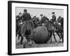 Push Ball Game at the Annual Horse Show at the Hippodrome-null-Framed Photographic Print