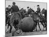 Push Ball Game at the Annual Horse Show at the Hippodrome-null-Mounted Photographic Print