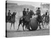 Push Ball Game at the Hippodrome Stadium-Howard Sochurek-Stretched Canvas