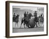 Push Ball Game at the Hippodrome Stadium-Howard Sochurek-Framed Photographic Print