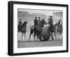 Push Ball Game at the Hippodrome Stadium-Howard Sochurek-Framed Photographic Print