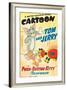 Push-Button Kitty, Tom, Jerry on poster art, 1952-null-Framed Art Print