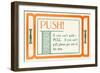 Push, or Pull-null-Framed Art Print