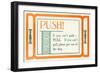 Push, or Pull-null-Framed Art Print