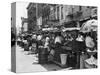 Pushcart Market, 1939-null-Stretched Canvas