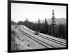 Pushcart with Railroad Crew, Circa 1915-Asahel Curtis-Framed Giclee Print