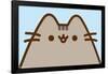 Pusheen - Blue Surprise-Trends International-Framed Poster