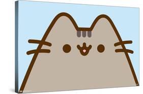 Pusheen - Blue Surprise-Trends International-Stretched Canvas