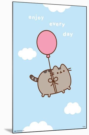 Pusheen - Enjoy Every Day-Trends International-Mounted Poster