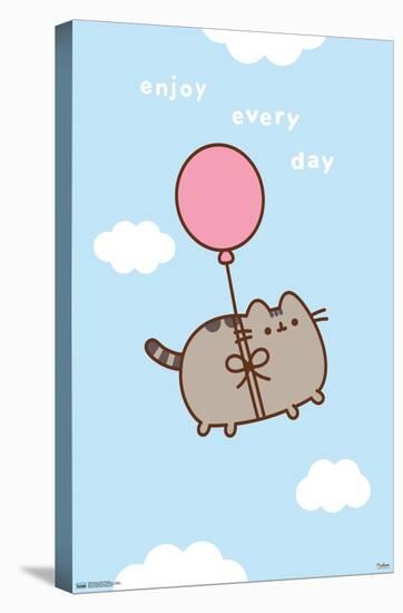 Pusheen - Enjoy Every Day-Trends International-Stretched Canvas