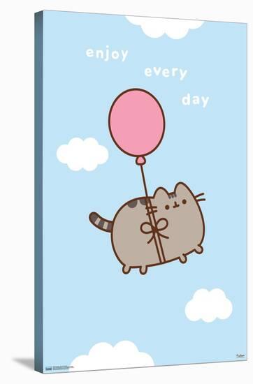 Pusheen - Enjoy Every Day-Trends International-Stretched Canvas