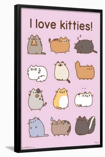 Pusheen - Kitties-Trends International-Framed Poster